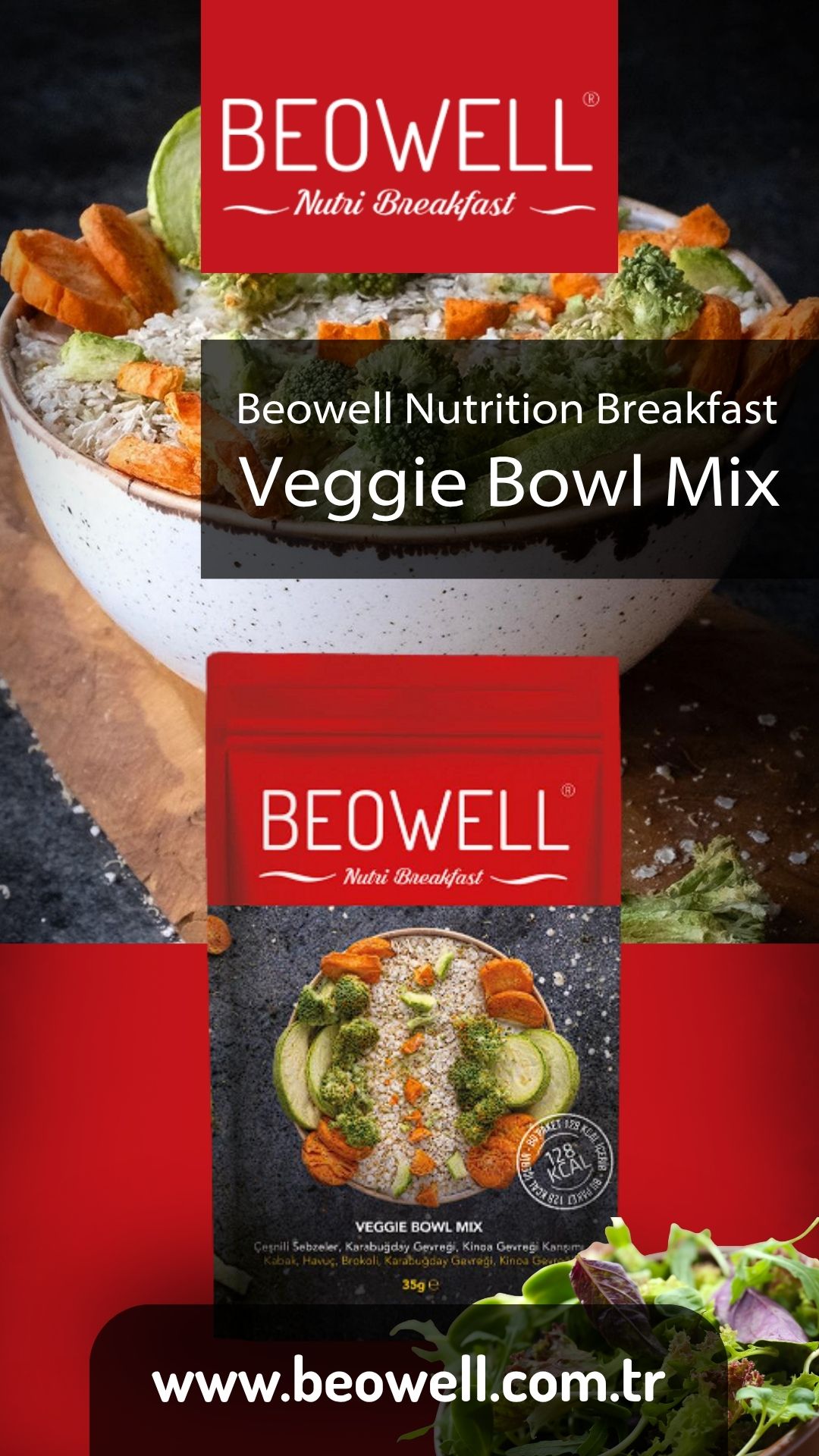 Beowell Nutri Breakfast Veggie Bowl Mix
