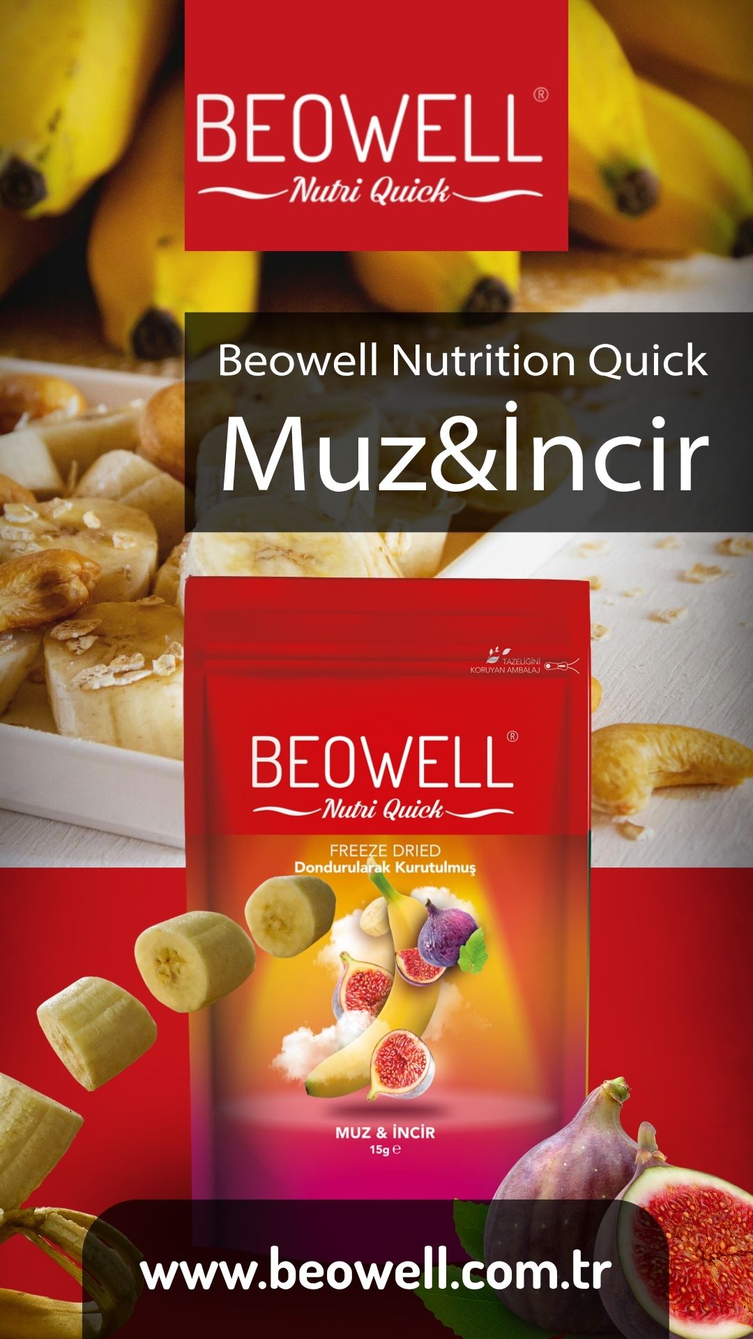 Beowell Nutri Quick Muz&İncir
