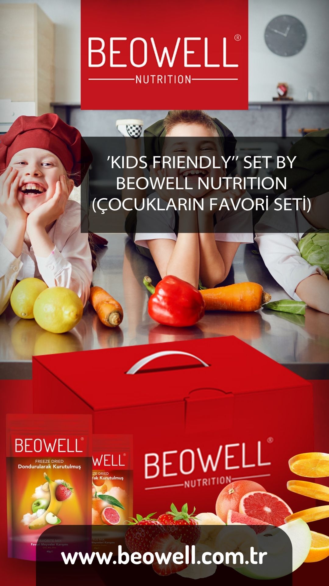 ’’KIDS FRIENDLY’’ SET BY BEOWELL NUTRITION (ÇOCUKLARIN FAVORİ SETİ)