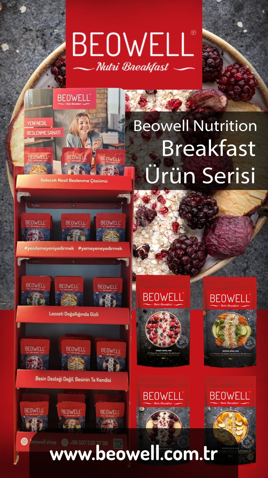 Beowell Nutri Breakfast Ürün Serisi