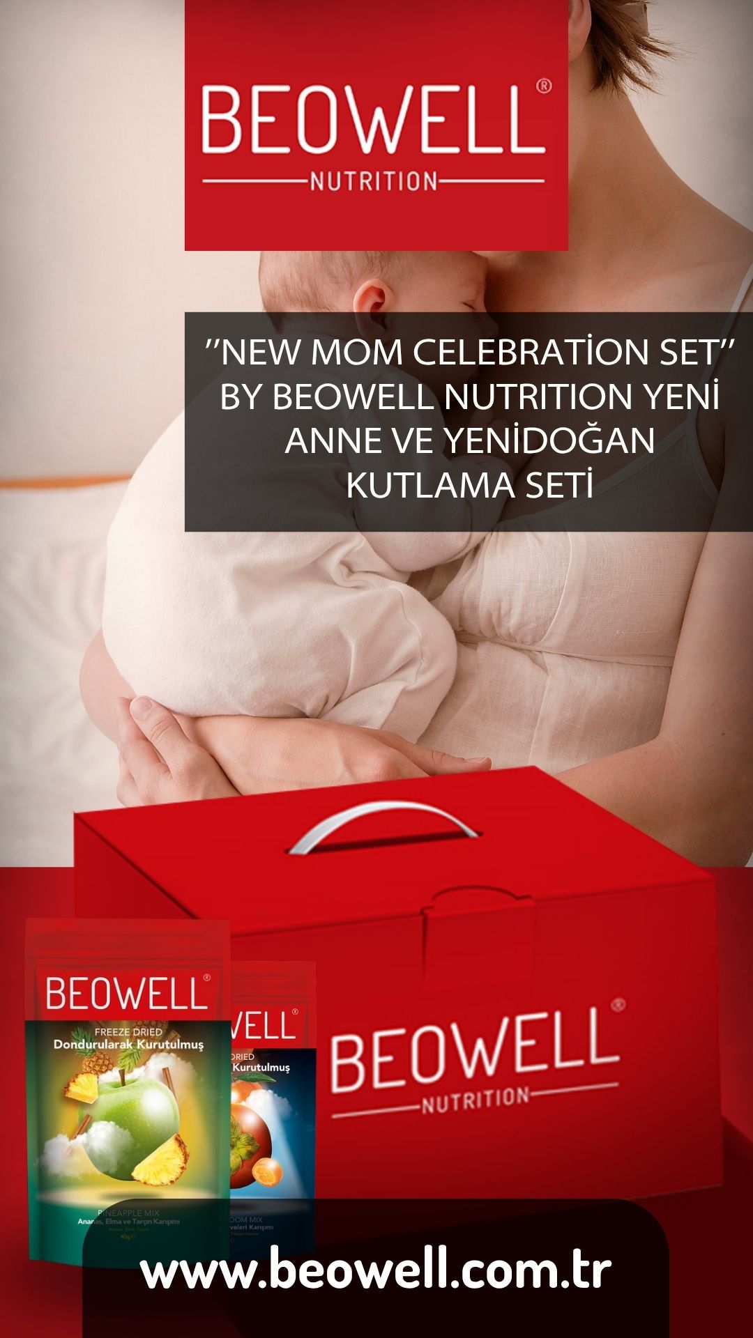 ’’NEW MOM CELEBRATİON SET’’ BY BEOWELL NUTRITION YENİ ANNE VE YENİDOĞAN KUTLAMA SETİ VİDEO