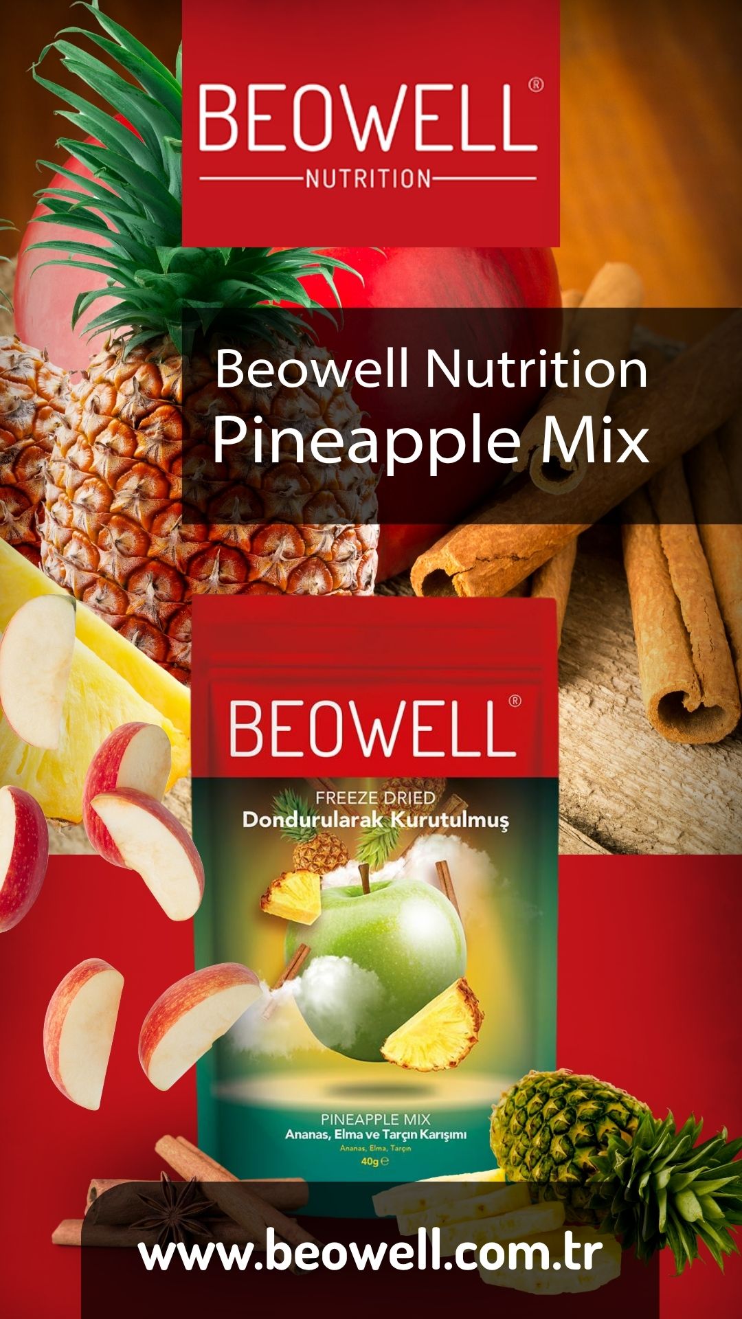 Beowell Nutrition Pineapple Mix