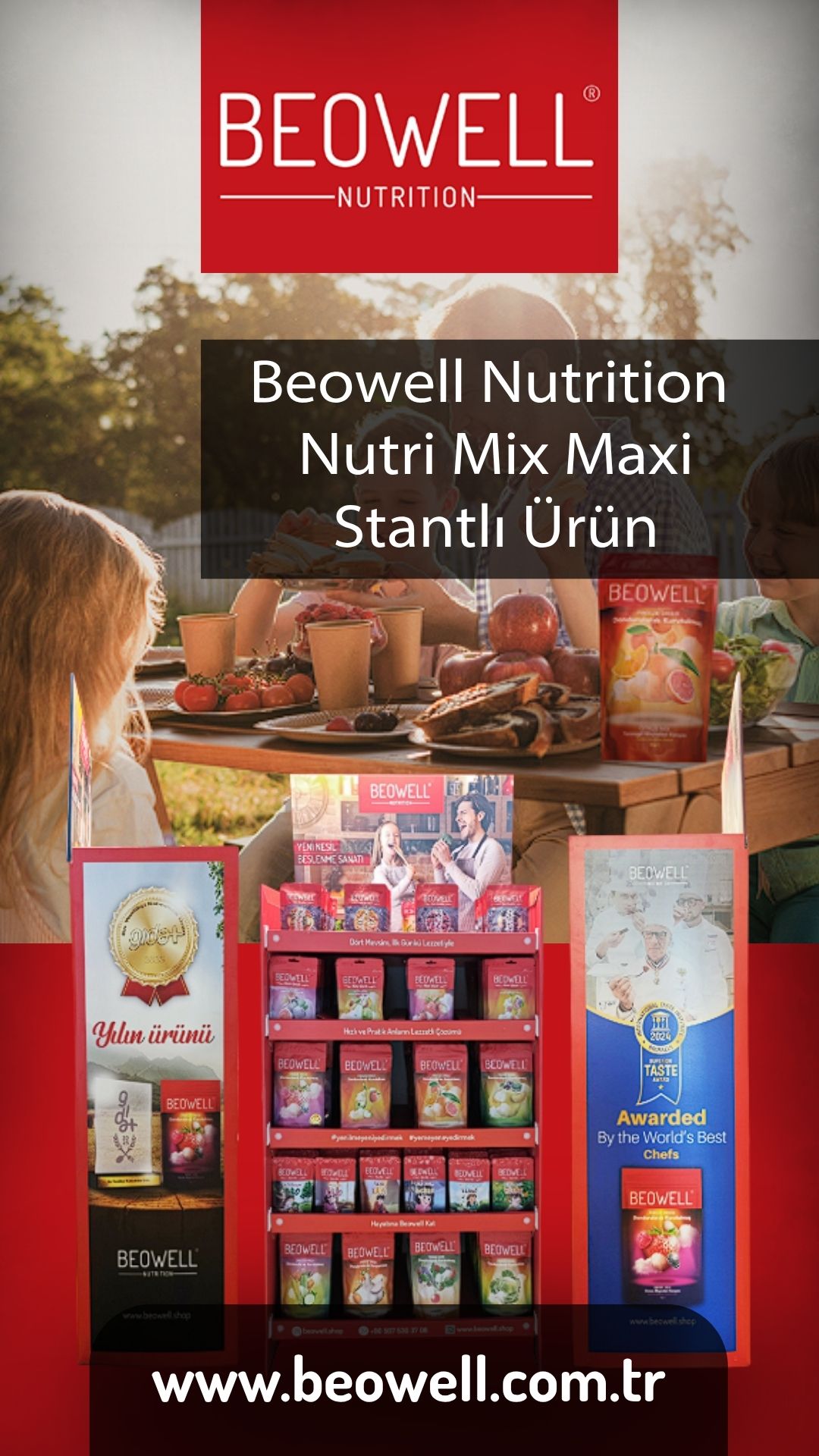 BEOWELL NUTRITION - NUTRI MIX MAXI STANTLI ÜRÜN SETİ
