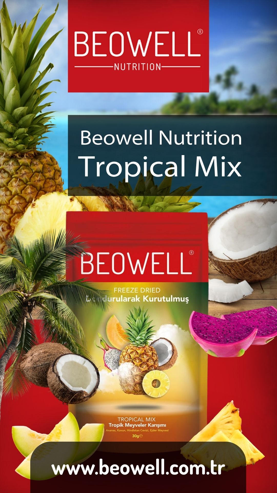 Beowell Nutrition Tropical Mix