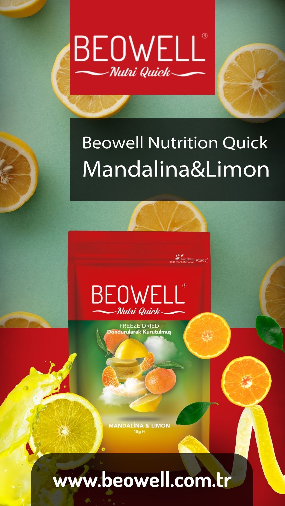 Beowell Nutri Quick Mandalina&Limon 