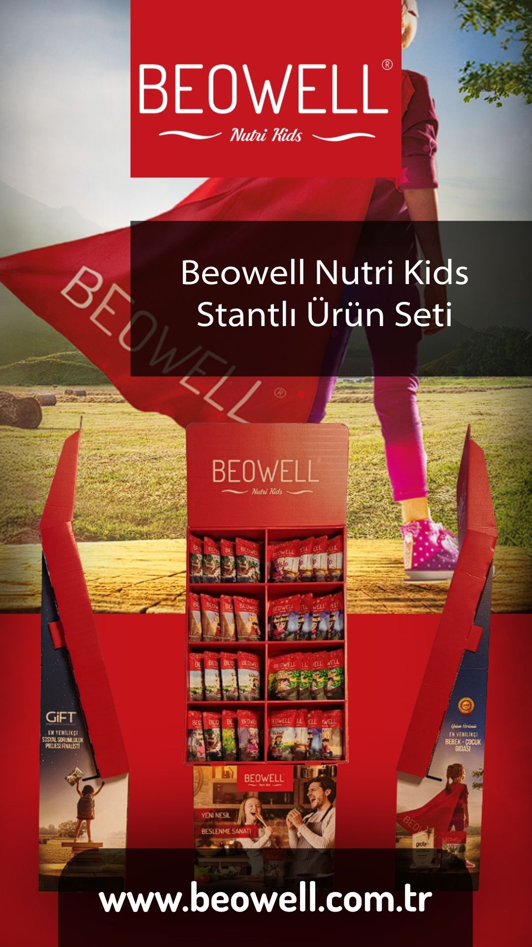 BEOWELL NUTRI KIDS STANTLI ÜRÜN SETİ