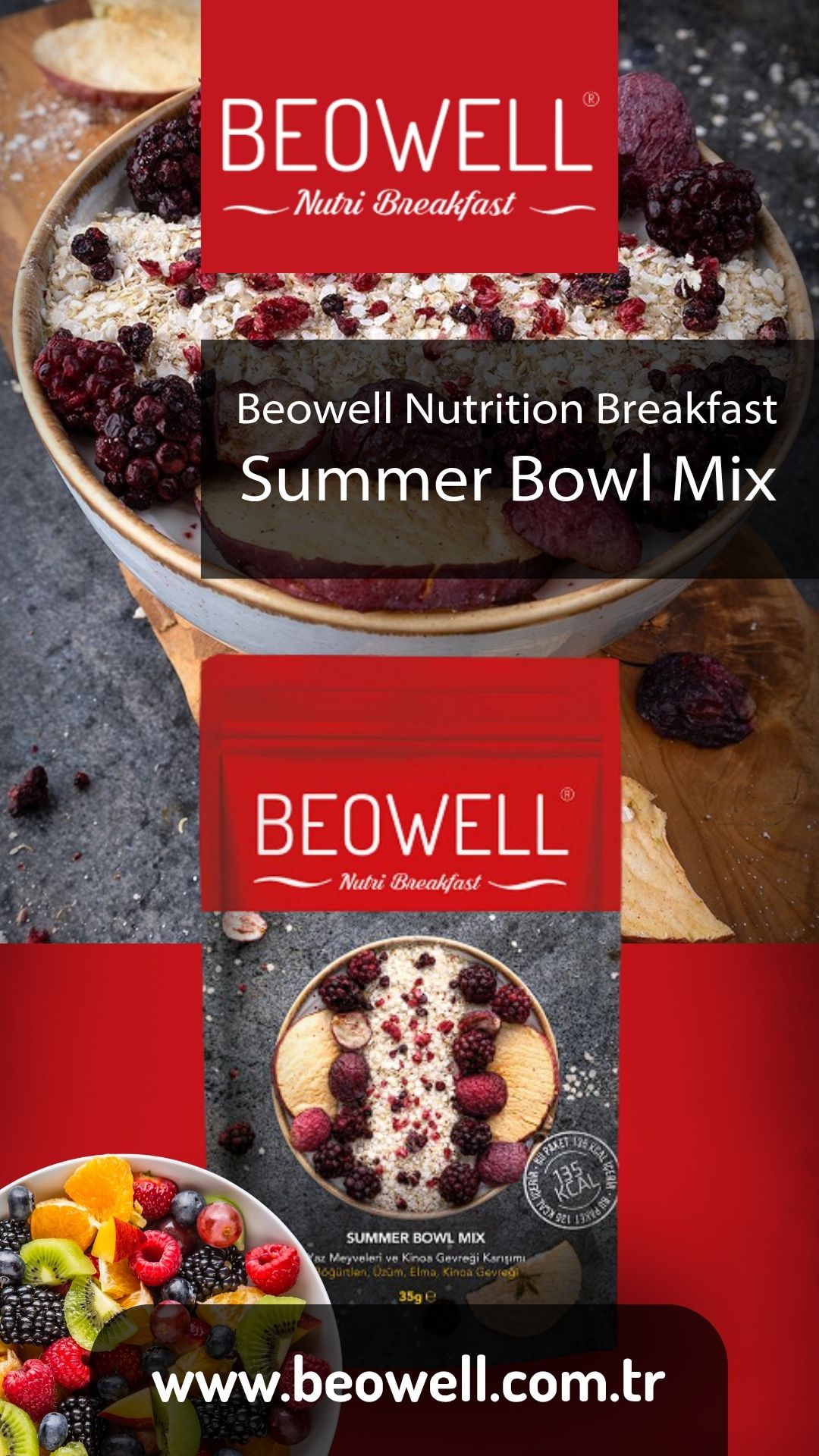 Beowell Nutri Breakfast Summer Bowl Mix