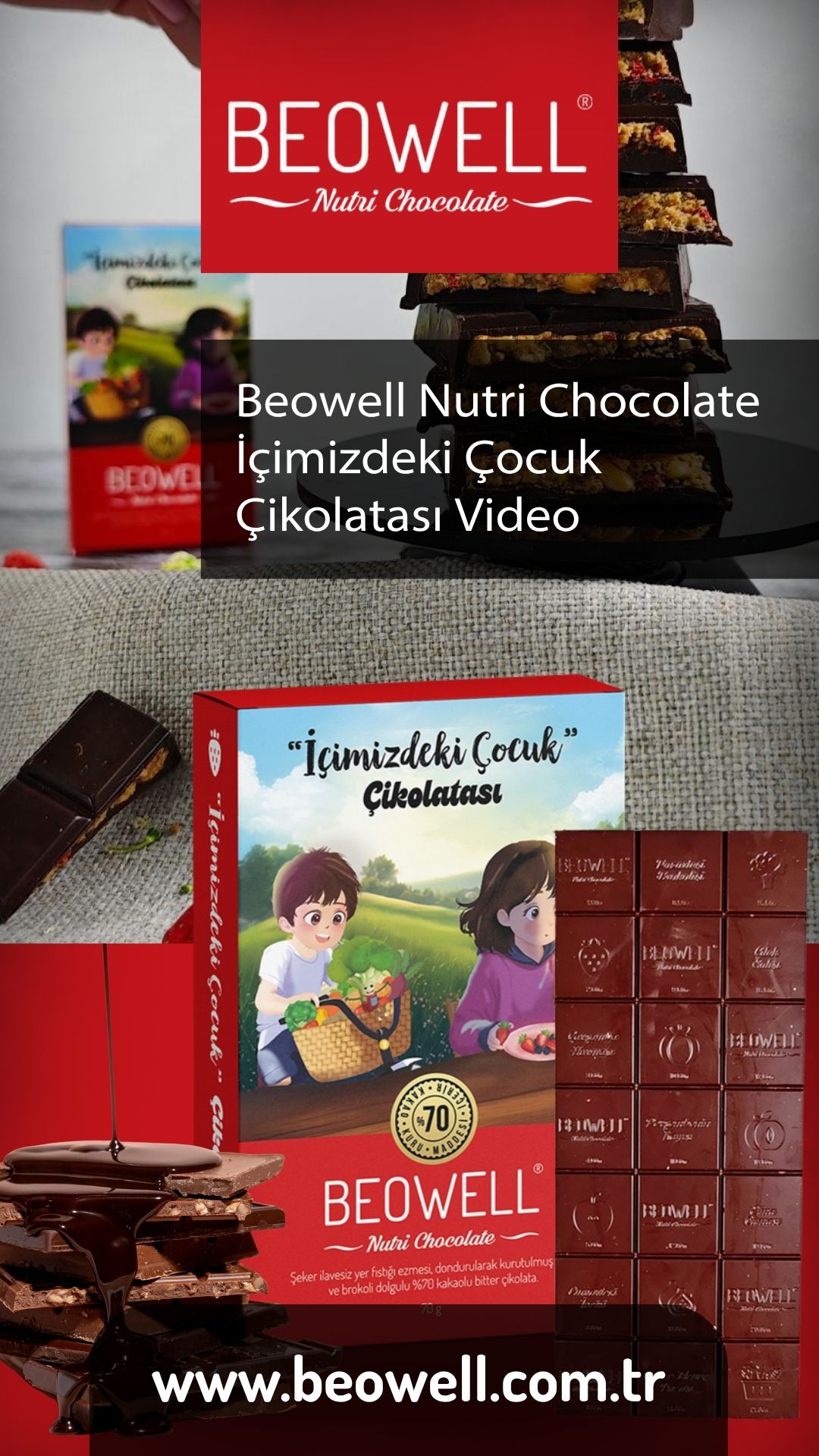 Beowell Nutri Chocolate İçimizdeki Çocuk Çikolatası Video