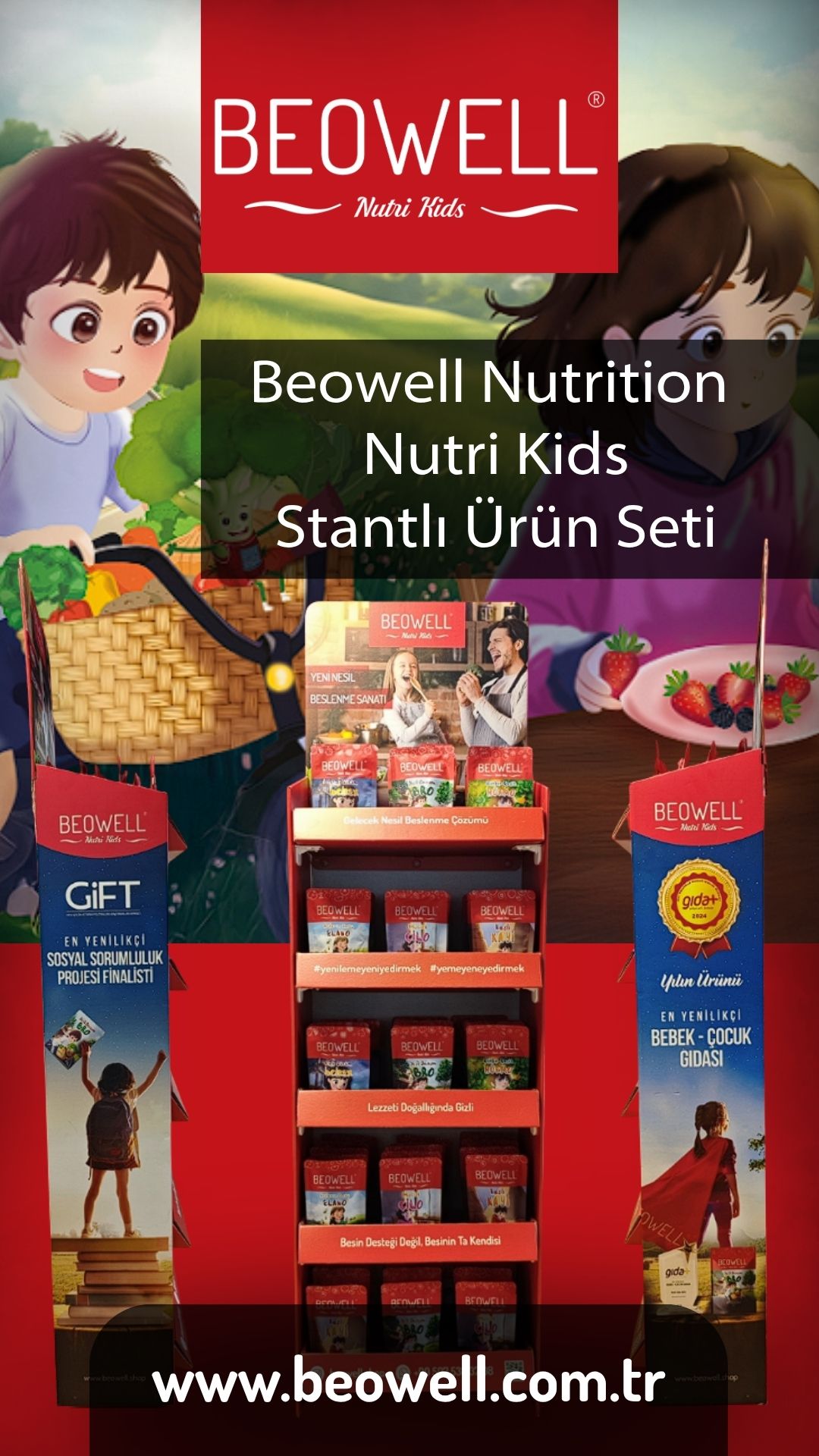 BEOWELL NUTRITION - NUTRI KIDS STANTLI ÜRÜN SETİ