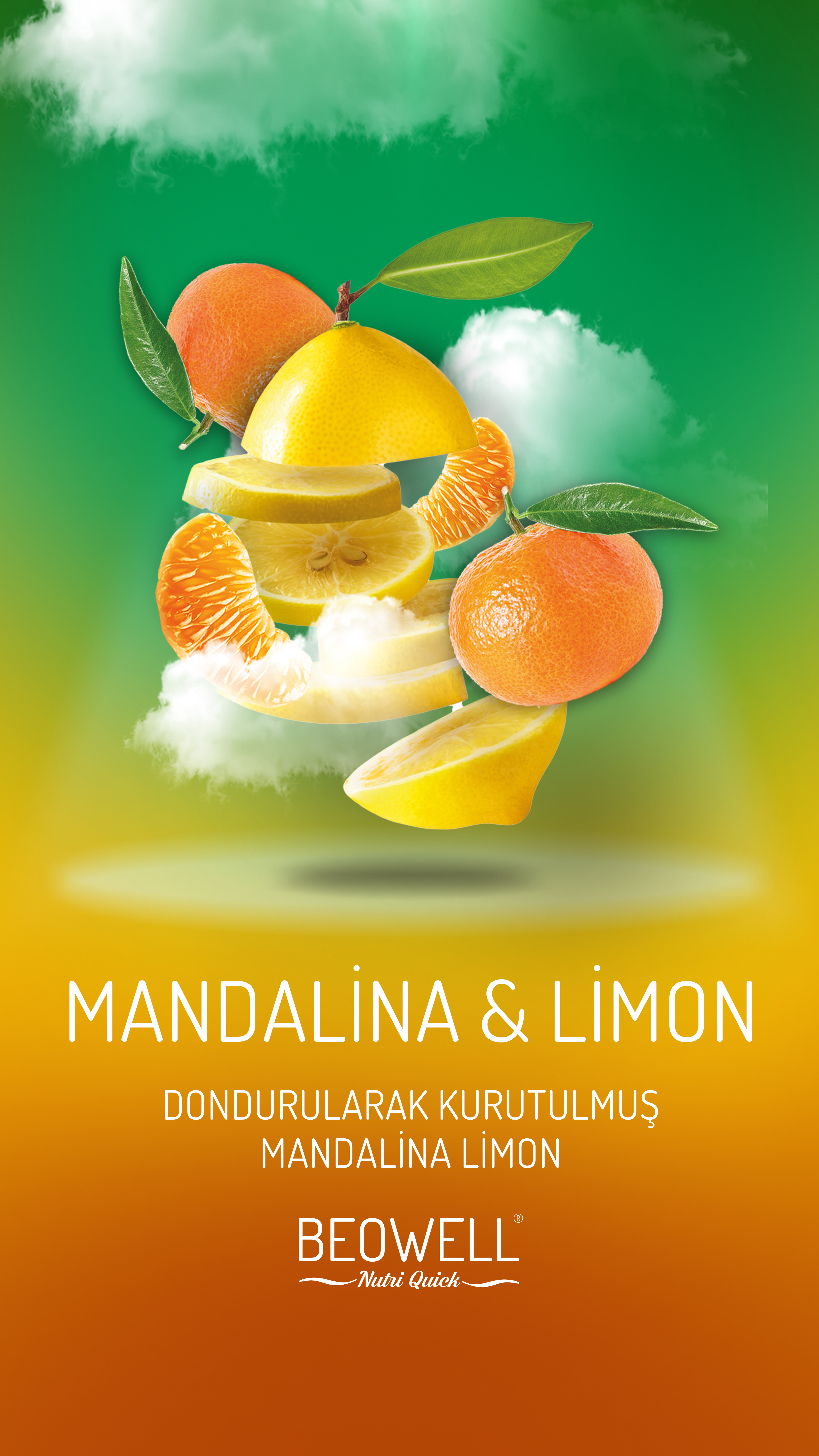 BEOWELL NUTRI QUICK MANDALİNA VE LİMON