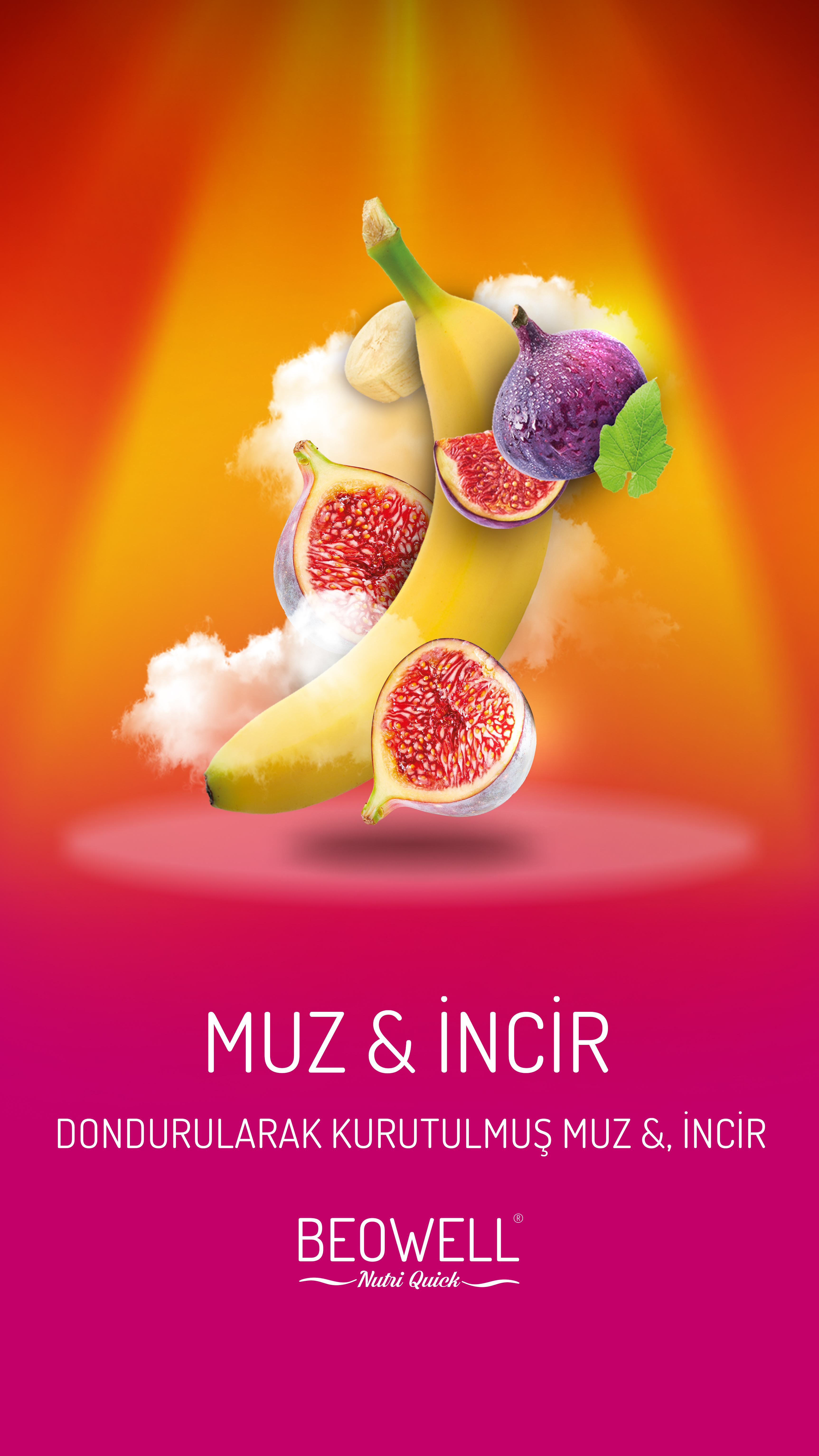BEOWELL NUTRI QUICK MUZ ve İNCİR