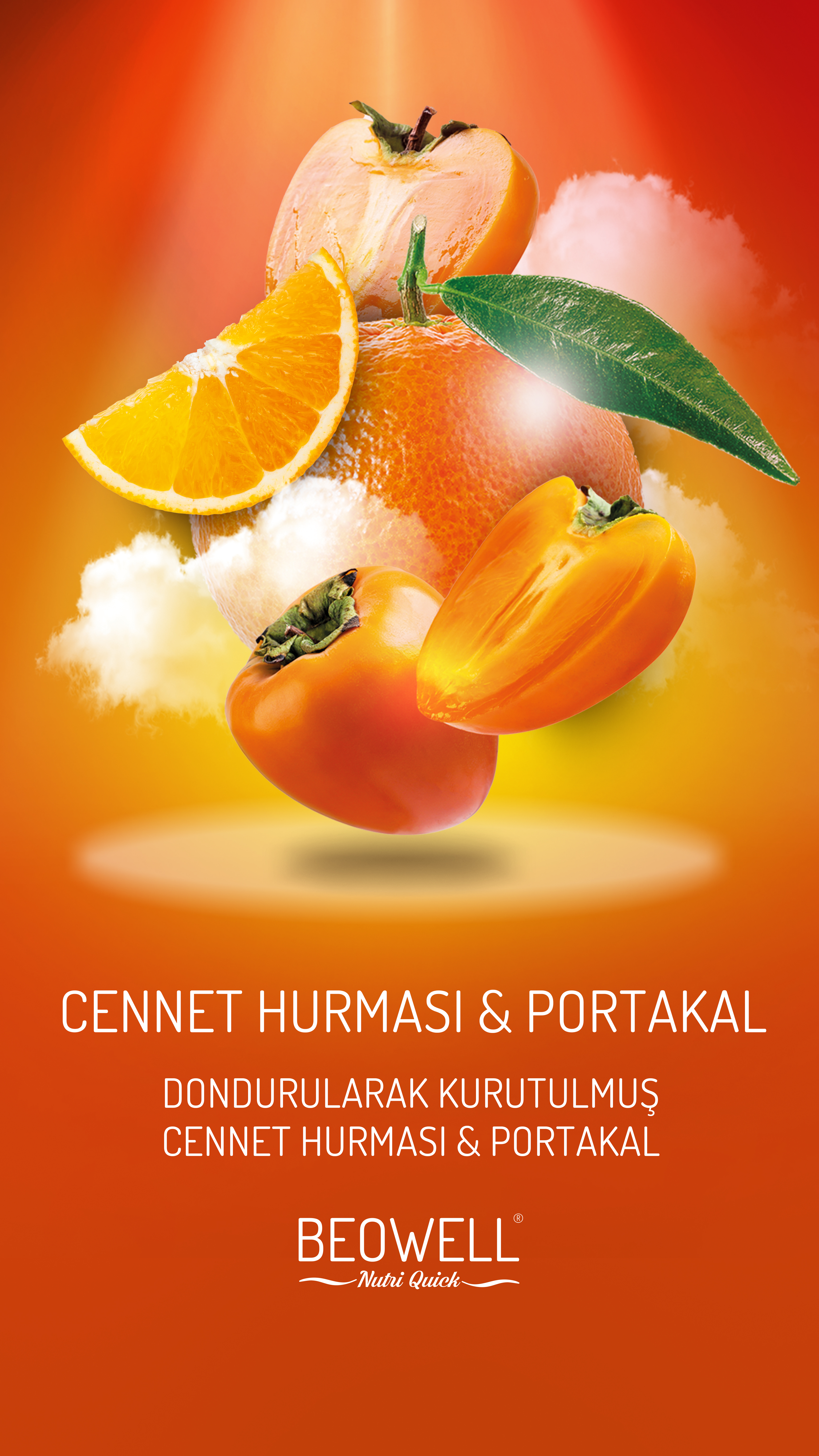 BEOWELL NUTRI QUICK CENNET HURMASI VE PORTAKAL